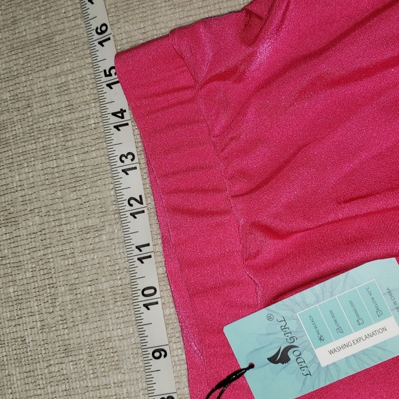 *Womens Pleated Mini Skirt Pink Sz XXL* ** - Picture 5 of 9